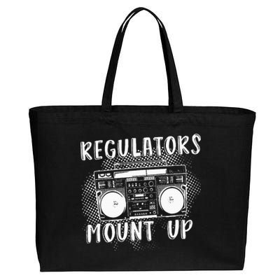 Regulators Mount Up The Radio And Music Cotton Canvas Jumbo Tote