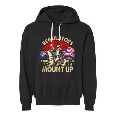 Regulators Mount Up 4th Of July Independence Garment-Dyed Fleece Hoodie