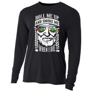 Roll Me Up And Smoke Me When I Die Cooling Performance Long Sleeve Crew