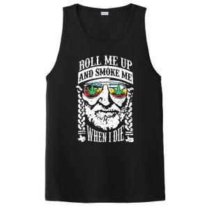 Roll Me Up And Smoke Me When I Die PosiCharge Competitor Tank