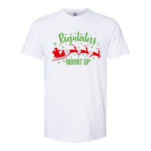 Regulators Mount Up Christmas Reindeer Santa Xmas Holidays Great Gift Softstyle CVC T-Shirt