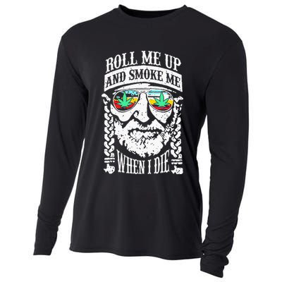 Roll Me Up And Smoke Me When I Die Cooling Performance Long Sleeve Crew