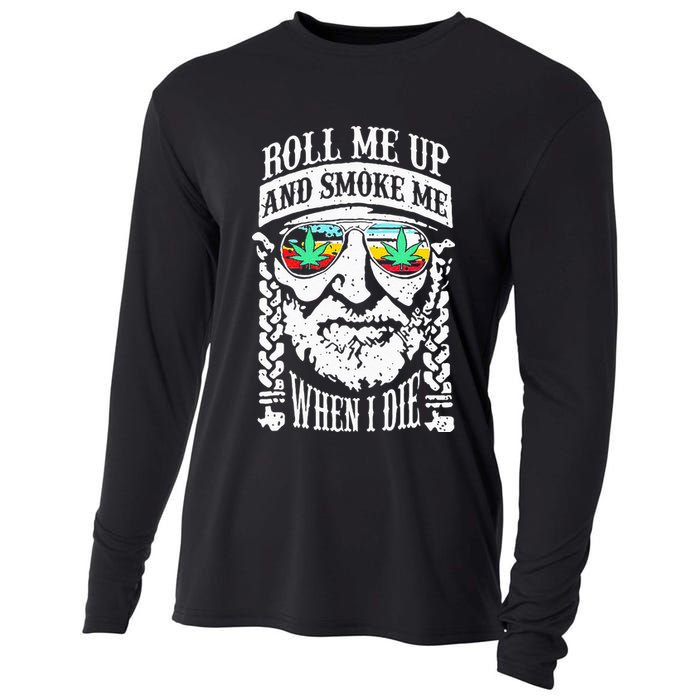 Roll Me Up And Smoke Me When I Die Cooling Performance Long Sleeve Crew