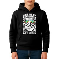 Roll Me Up And Smoke Me When I Die Kids Hoodie