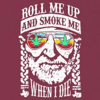 Roll Me Up And Smoke Me When I Die 16oz Travel Tumbler