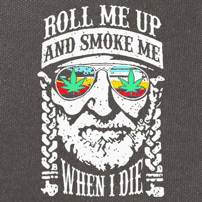 Roll Me Up And Smoke Me When I Die Cotton Canvas Backpack