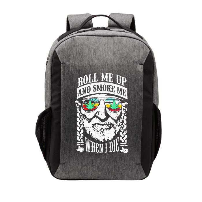 Roll Me Up And Smoke Me When I Die Vector Backpack