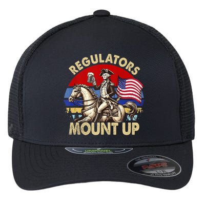 Regulators Mount Up 4th Of July Independence Day Flexfit Unipanel Trucker Cap