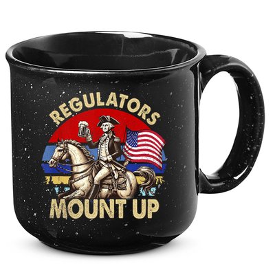 Regulators Mount Up 4th Of July Independence Day 15oz Campfire Ceramic Mug