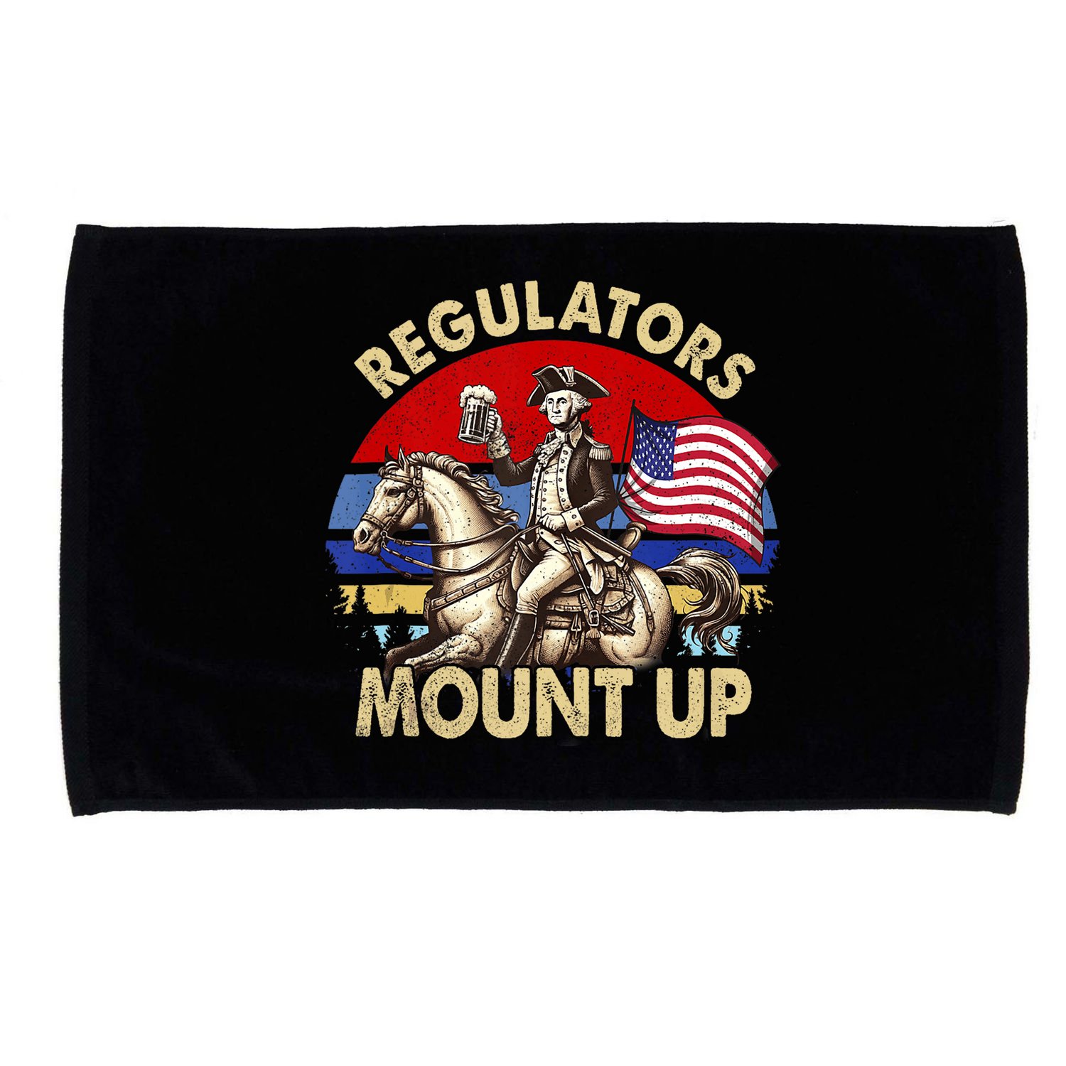 Regulators Mount Up 4th Of July Independence Day Microfiber Hand Towel
