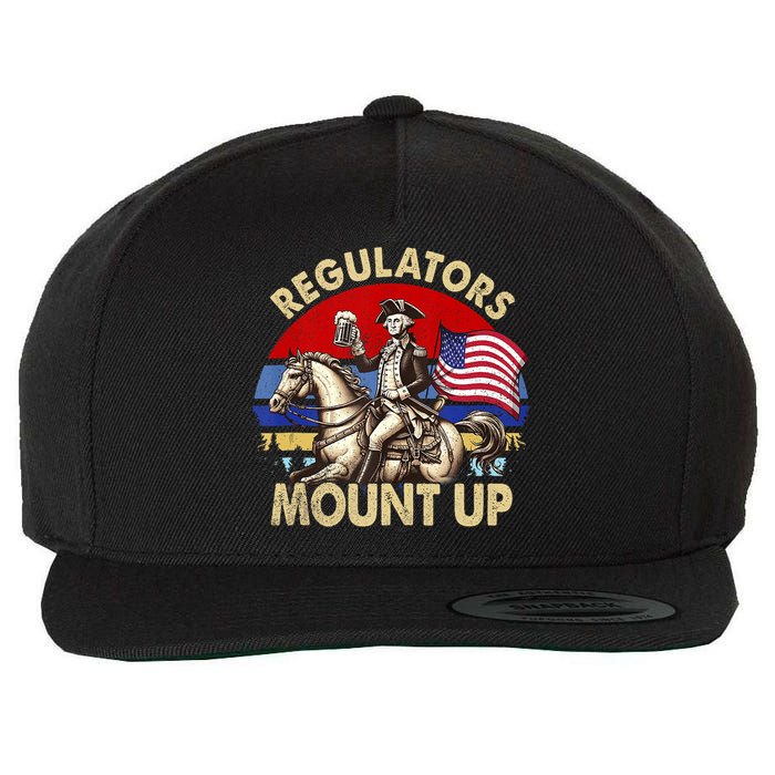 Regulators Mount Up 4th Of July Independence Day Wool Snapback Cap