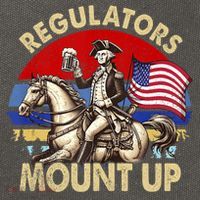 Regulators Mount Up 4th Of July Independence Day Cotton Canvas Backpack