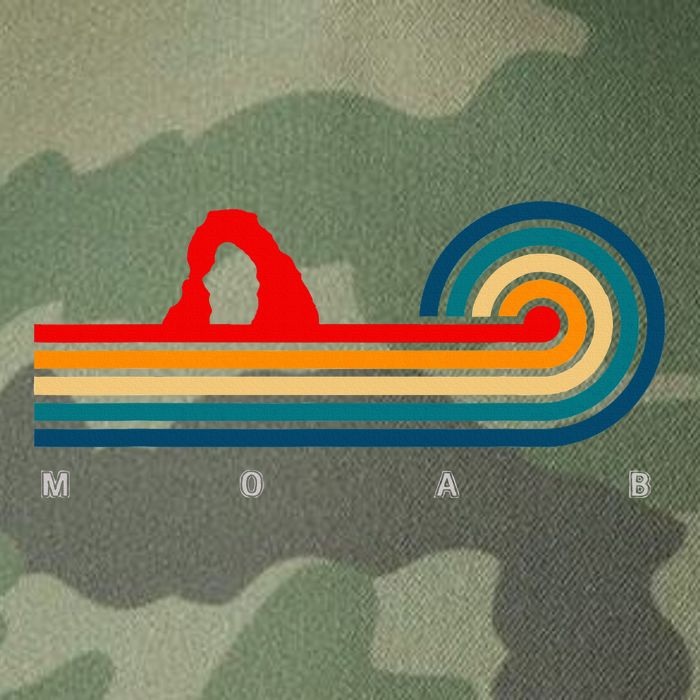 Retro Moab Utah Legacy Tie Dye Trucker Hat