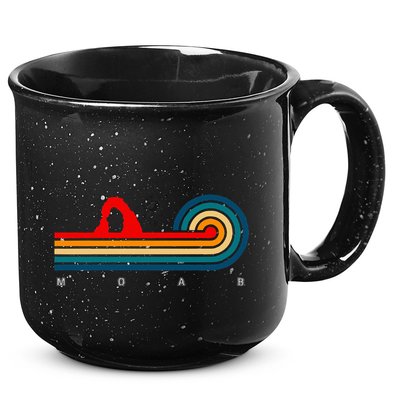 Retro Moab Utah 15oz Campfire Ceramic Mug