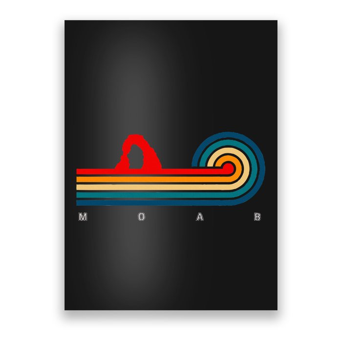Retro Moab Utah Poster