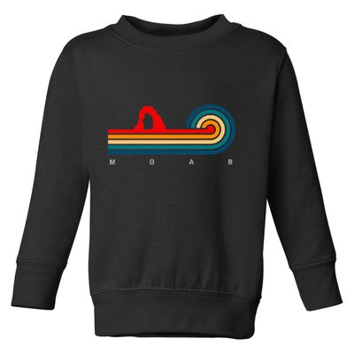 Retro Moab Utah Toddler Sweatshirt