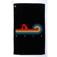Retro Moab Utah Golf Towel