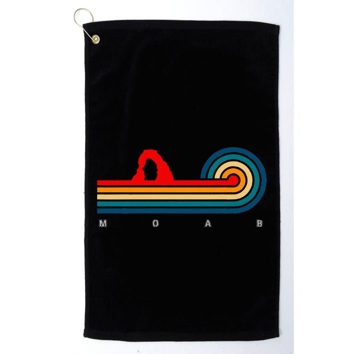 Retro Moab Utah Golf Towel
