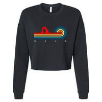 Retro Moab Utah Cropped Pullover Crew