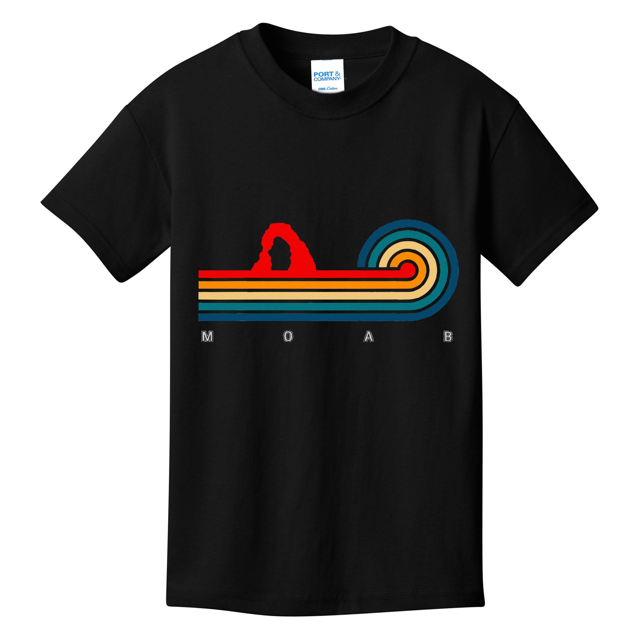 Retro Moab Utah Kids T-Shirt