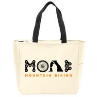 Retro Moab Utah Souvenir Mountain Biking Mtb Trail Riding Zip Tote Bag