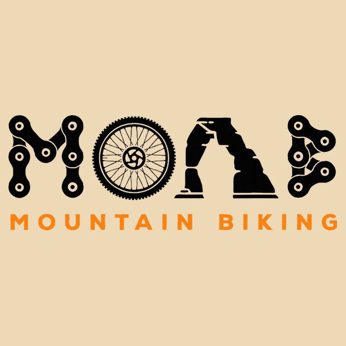 Retro Moab Utah Souvenir Mountain Biking Mtb Trail Riding Zip Tote Bag