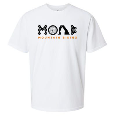 Retro Moab Utah Souvenir Mountain Biking Mtb Trail Riding Sueded Cloud Jersey T-Shirt