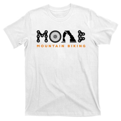 Retro Moab Utah Souvenir Mountain Biking Mtb Trail Riding T-Shirt