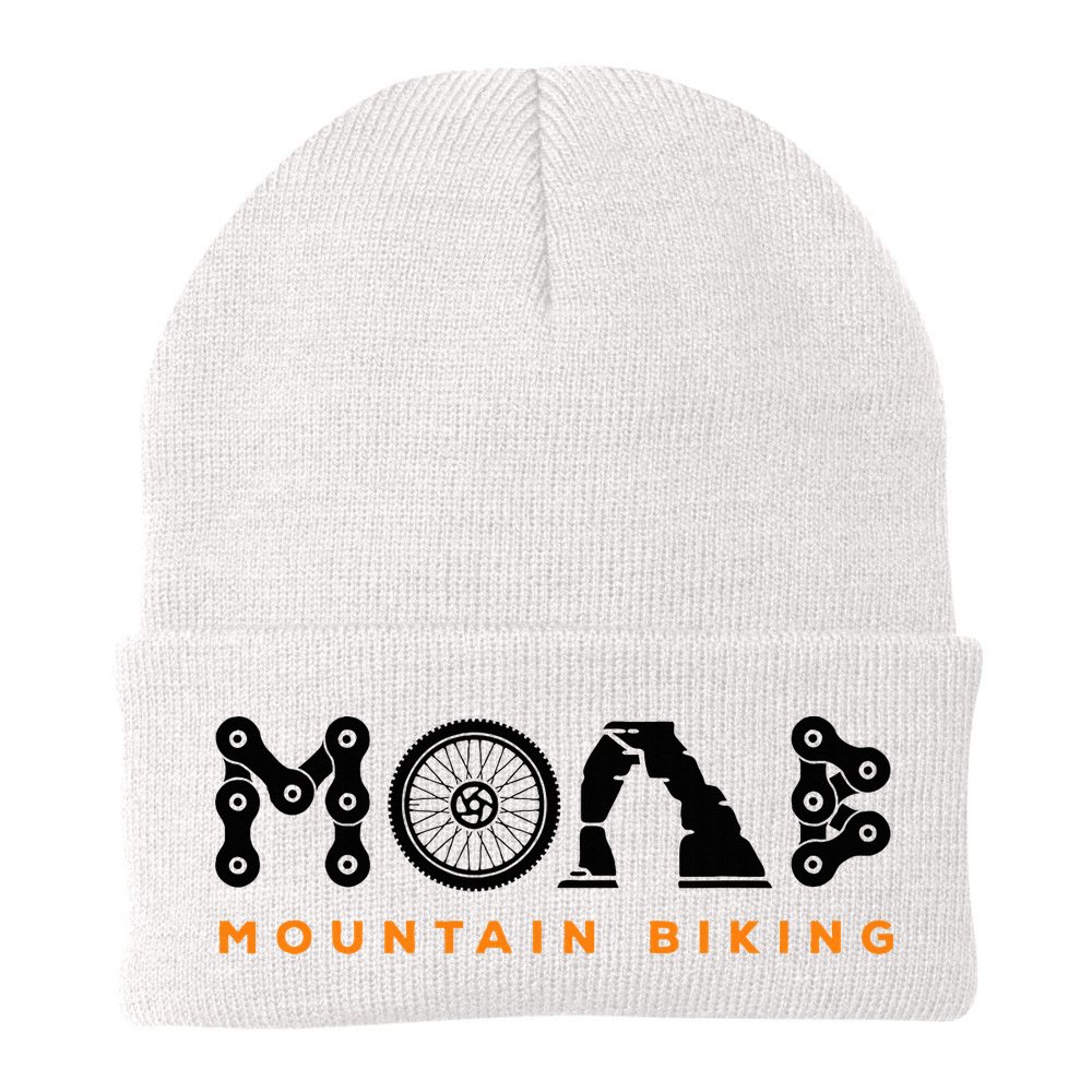 Retro Moab Utah Souvenir Mountain Biking Mtb Trail Riding Beanie