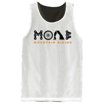 Retro Moab Utah Souvenir Mountain Biking Mtb Trail Riding Mesh Reversible Basketball Jersey Tank