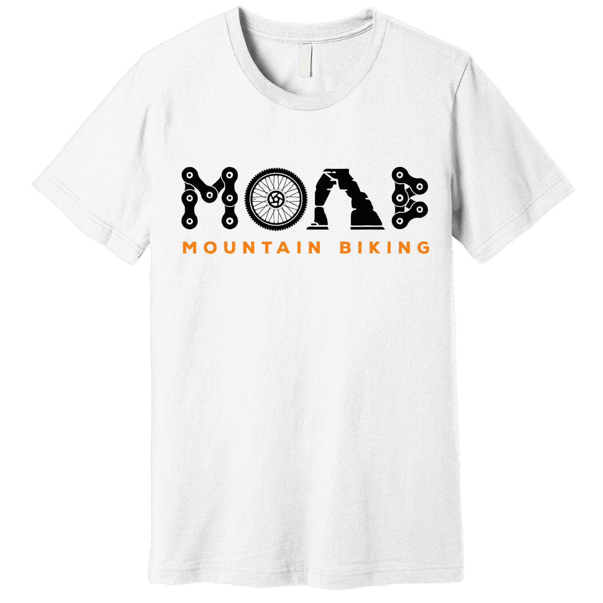 Retro Moab Utah Souvenir Mountain Biking Mtb Trail Riding Premium T-Shirt