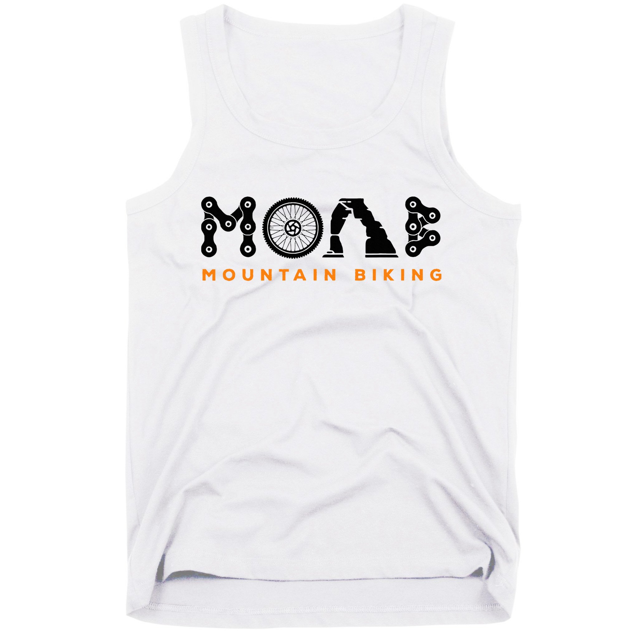Retro Moab Utah Souvenir Mountain Biking Mtb Trail Riding Tank Top