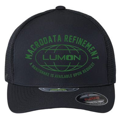 Retro Macrodata Vintage Refinet Lumon Flexfit Unipanel Trucker Cap