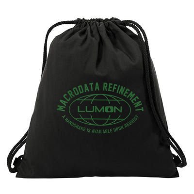 Retro Macrodata Vintage Refinet Lumon Drawstring Bag