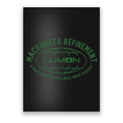 Retro Macrodata Vintage Refinet Lumon Poster