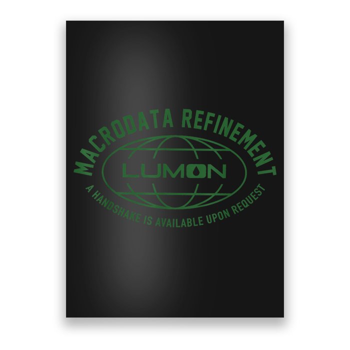 Retro Macrodata Vintage Refinet Lumon Poster