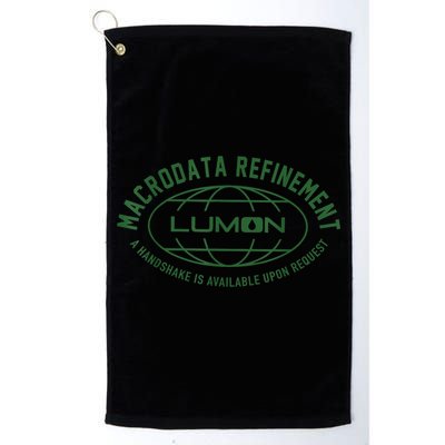 Retro Macrodata Vintage Refinet Lumon Golf Towel