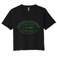 Retro Macrodata Vintage Refinet Lumon Crop Top