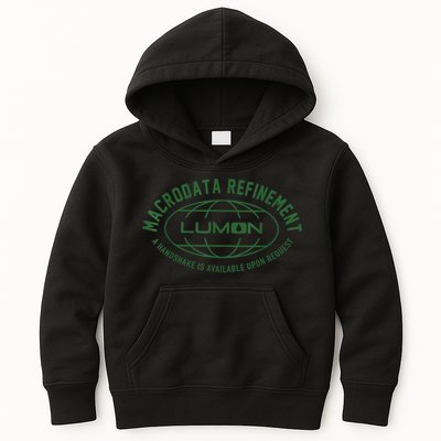 Retro Macrodata Vintage Refinet Lumon Kids Hoodie