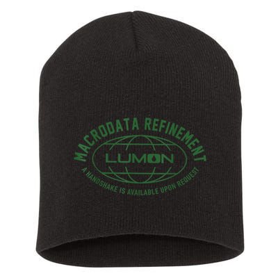 Retro Macrodata Vintage Refinet Lumon Short Acrylic Beanie