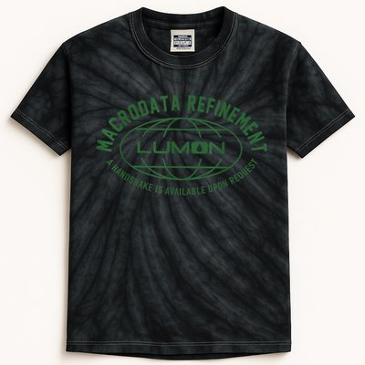 Retro Macrodata Vintage Refinet Lumon Kids Tie-Dye T-Shirt