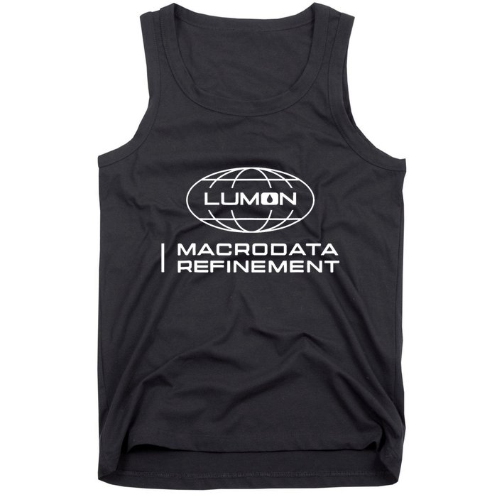 Retro Macrodata Vintage Refinement Lumon Lover Design Tank Top
