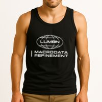 Retro Macrodata Vintage Refinement Lumon Lover Design Tank Top