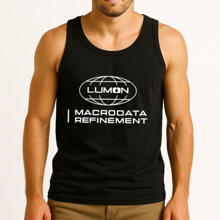 Retro Macrodata Vintage Refinement Lumon Lover Design Tank Top