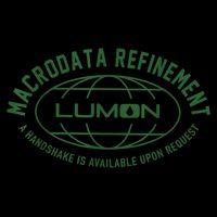 Retro Macrodata Vintage Refinet Lumon Quote 16 in Basic Backpack