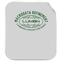 Retro Macrodata Vintage Refinet Lumon Global Permanent Decal Sticker