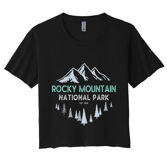Rocky Mountain Vintage National Park Crop Top