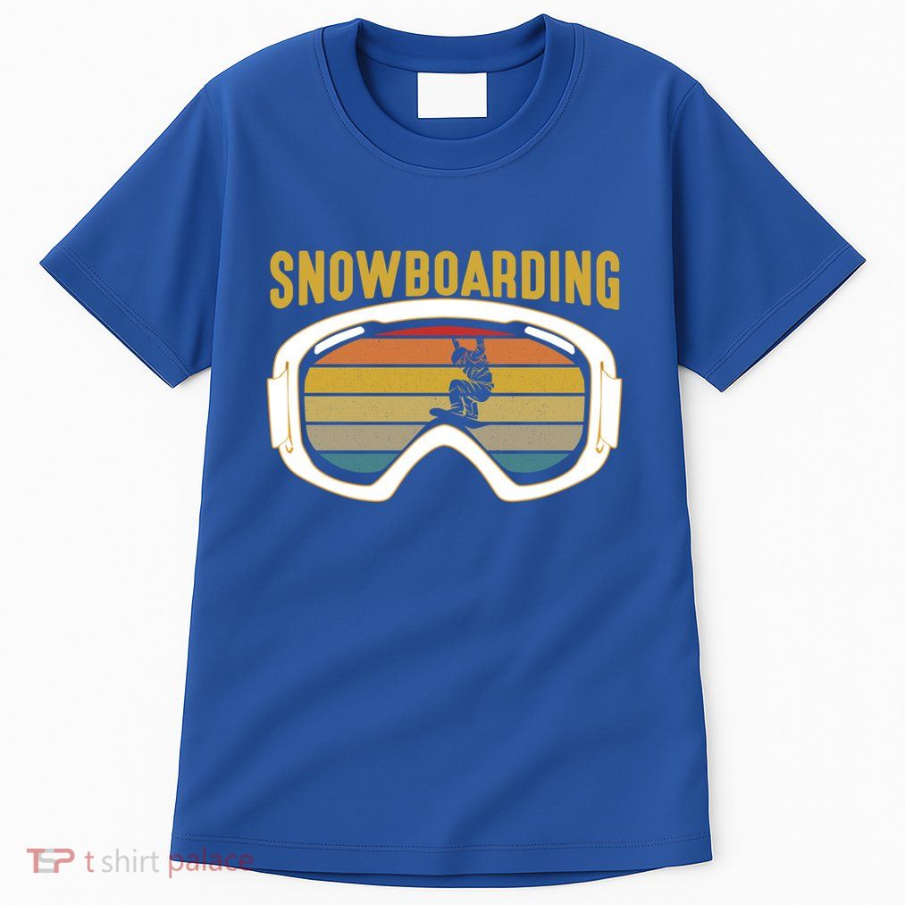 Retro Mountain Vibes: Vintage Snowboarding Meaningful Gift Tall T-Shirt