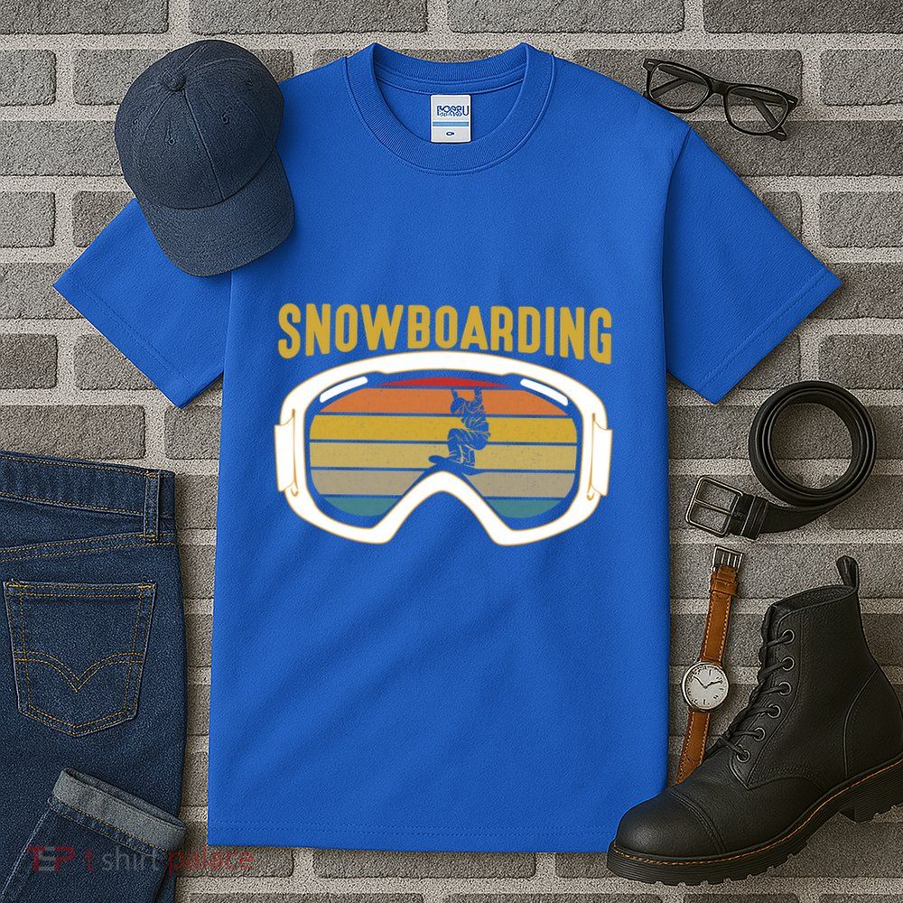 Retro Mountain Vibes: Vintage Snowboarding Meaningful Gift Tall T-Shirt
