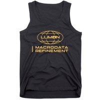 Retro Macrodata Vintage Refinement Lumon Lover Design  Tank Top